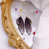 Handmade Resin Fairy Wing Earrings
