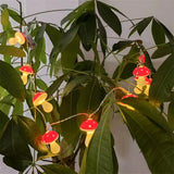 Mushroom String Lights Battery LED Fairy Lights