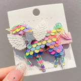 Unicorn Barrettes Hairpins Children Girls Kids Hair Clips