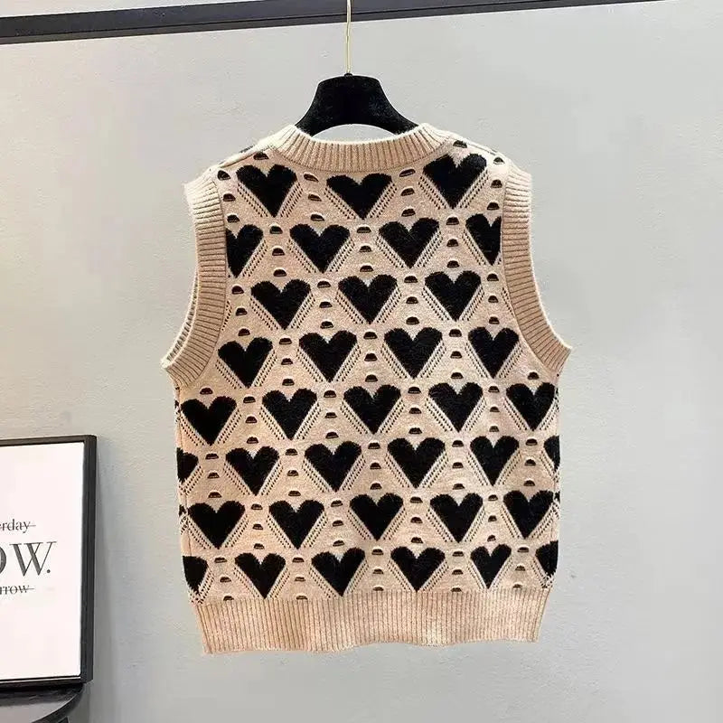 Love Heart Sweater Vest