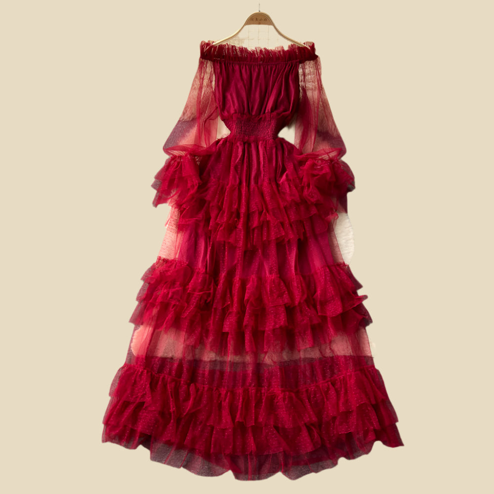Cadenza's Cake Mesh Party Dress