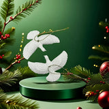 Christmas Peace Doves Tree Ornaments
