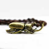 Copper Beetles Figurine Tea Pets