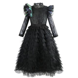 Wicked Glinda and Elphaba Girl's Tiered Costume Dress Sets Witch Halloween Book Week