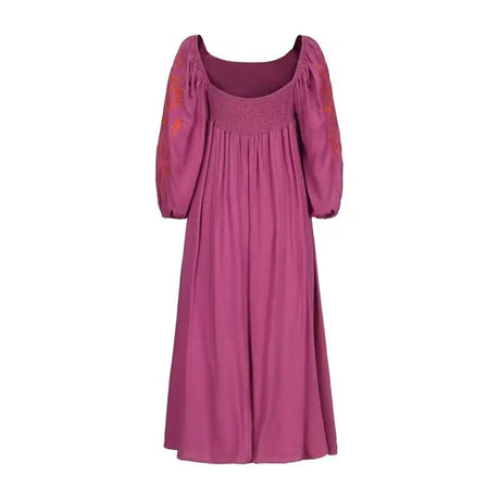 Nerissa's Boho Embroidered Dress