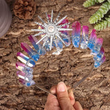 The Sun Goddess Raw Crystal Crown