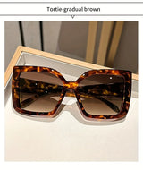 Astrid's Oversized Square Sunglasses with Gradient Lenses