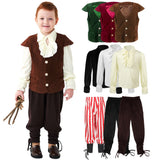 Medieval Pirate Kid Boys Cosplay Halloween Costumes