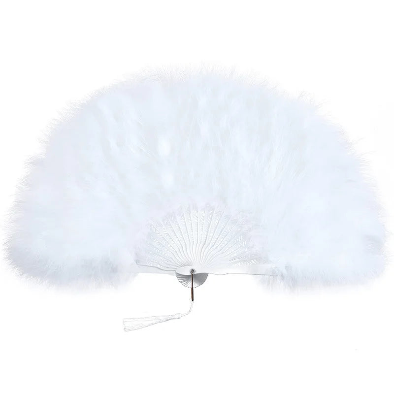 Feather Folding Fan