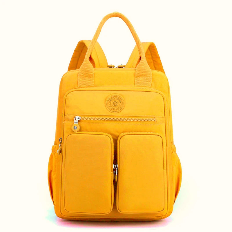 14 Colour Fun Backpacks Waterproof Zipper Multi-pockets Travel School Laptop Bags