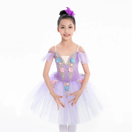 Spring Fae Ballet Performance Tutu Dresses
