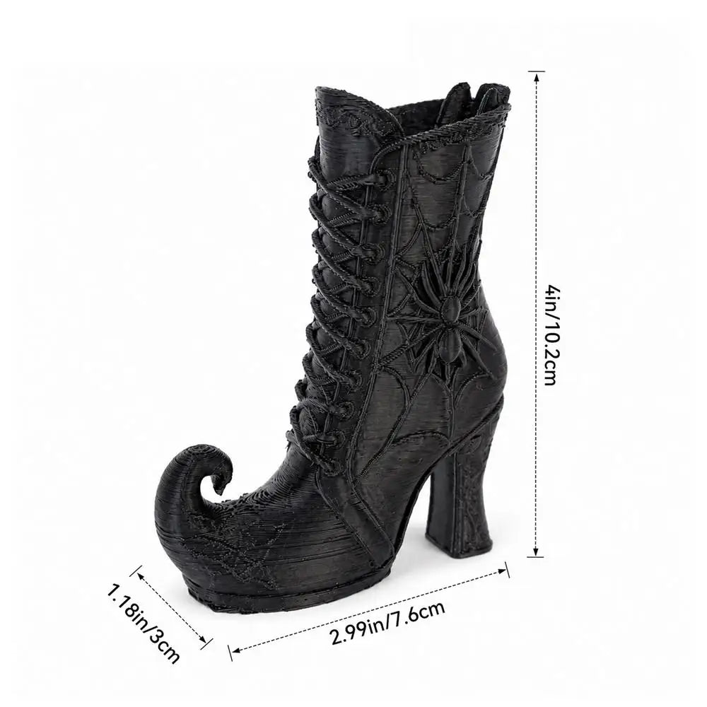 Witch's Boot Pen Holder Vase 3D Printed Decor Gift