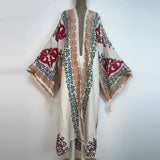 Ari's Boho Open Kimono Kaftan Cover Up