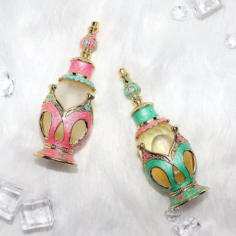 Sadira's Enamel Perfume Bottle 25ml Essential Oils Dropper Bottle