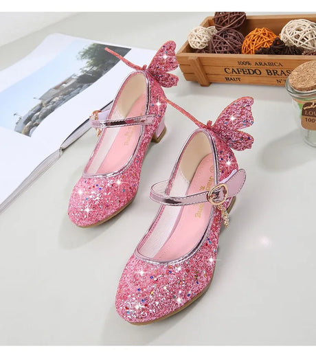 Magical Glittery Butterfly Girls Shoes