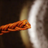 Genuine Leather Braided Round Rope DIY Leather Craft Jewellery  Making