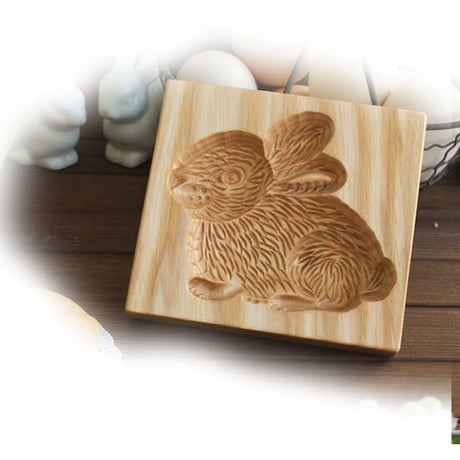 Wooden Shortbread Mould Cookie or Clay Embossing Moulds