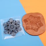 9cm Mandala Pottery Polymer Clay Texture Sheets Embossing Stamp