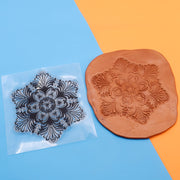 9cm Mandala Pottery Polymer Clay Texture Sheets Embossing Stamp