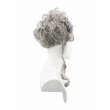 Pink Fluffy High-Top Cosplay Wig Queen's Hairstyle with Feather Flowers