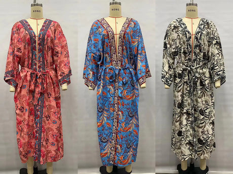 Charmy's Cover-up Long Kimono Robe