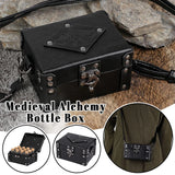 Medieval Alchemy Potion Bottles Boxes Renaissance PU Box Cosplay Props