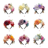 Fabric Flower Goddess Hairbands