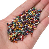 2 3 4mm Metallic Plated Glass Seed Beads Round Japanese Miyuki Seedbeads Loose Spacer Beads for Jewerly Making DIY Needlework