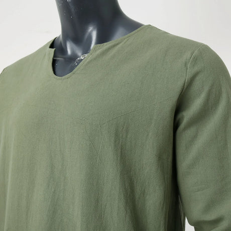 Medieval Renaissance Linen Tunic Long Shirt Knight Vikings Pirate Cosplay Costumes