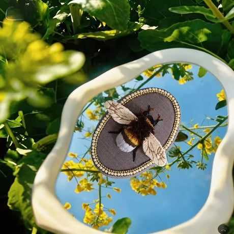 3D Bee Embroidery Kit for Beginners DIY Craft Pack