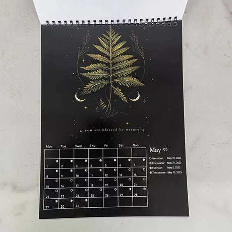 2026 Dark Forest Lunar Wall Calendar