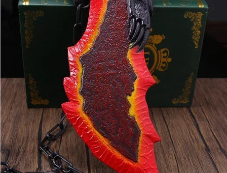 God of War Game Rubber Cosplay Props Guardian Shield Axes Blades Katana Sword