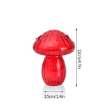 Mushroom Glass Vase Plant Hydroponic Terrarium Vase