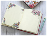Colouring Notebooks Hardcover Art Journal 148 Sheets Illustrated Diary