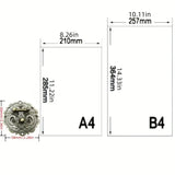 Round Metal Hasp with Floral Design Decorative Latch for Wooden DIY Projects