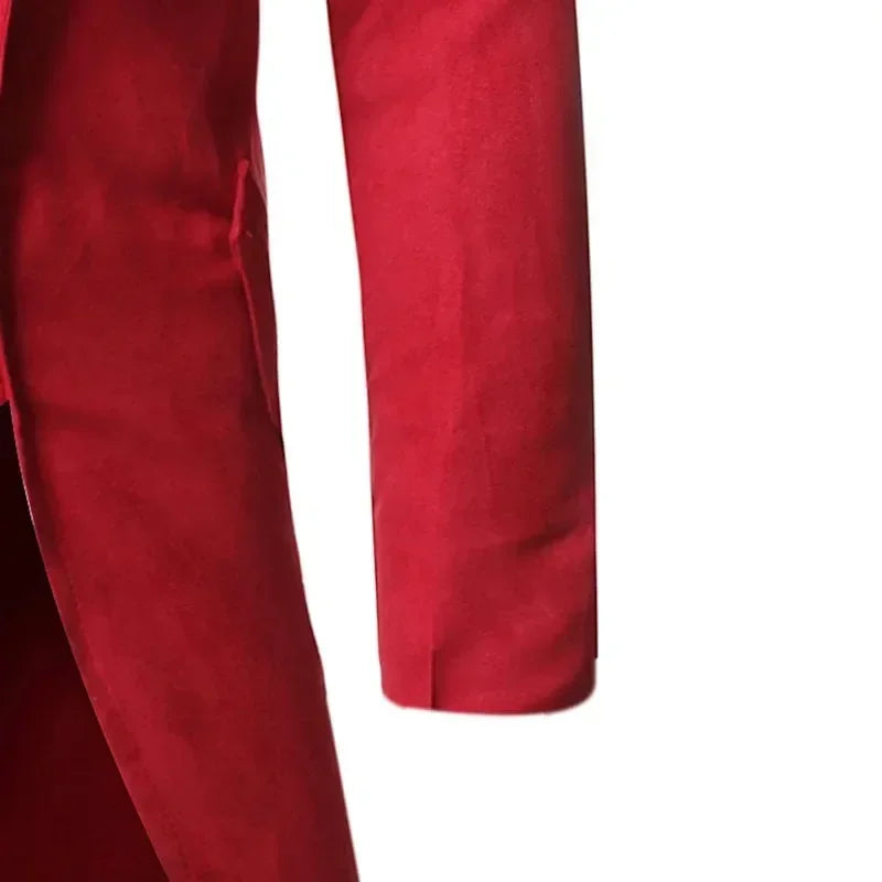 Purple Red Green Black Gothic Tailcoat Jacket Victorian Cosplay Costume Coat