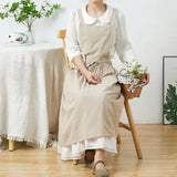 Maker's Apron Cotton Linen Gardening Kitchen Pinafore Aprons