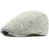 Breathable Linen Cabbie Beret Caps