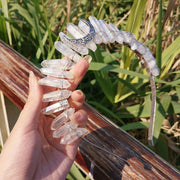 Goddess Crowns Raw Crystal Quartz Tiara Headbands