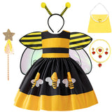 Bumble Bee Costume Toddler Girls Halloween Cosplay