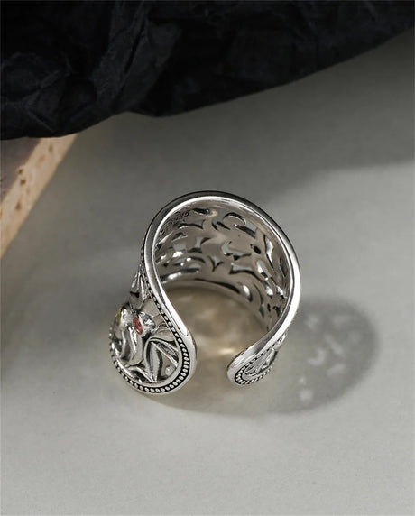 Eternal Garden S925 Sterling Silver Ring Tourmaline