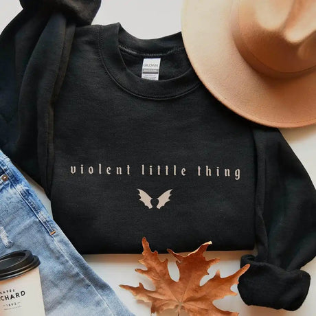 Violent Little Thing Sweater Iron Flame Sweatshirt Fourth Wing Pullovers Jumper