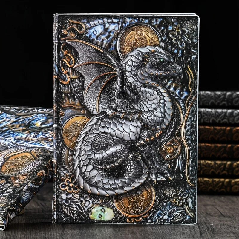 Flying Dragon Embossed Notebook
