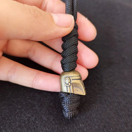 Warriror Helmets Paracord Beads Lanyard Dreadlock Beard Bead