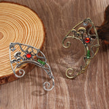 Forest Witch Ear Cuff Sun Snake Mushrooms