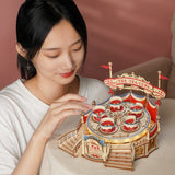 Tilt-A-Whirl Kit DIY Wooden Model Kit