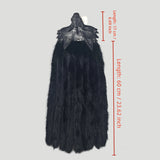 Unisex Viking Faux Fur Headdresses and Wolf Head Masks