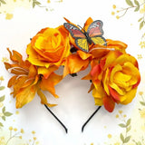 Butterfly Rose Floral Fascinators