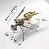 DIY Brass Model Kit Insect Dragonfly Bee Ant Steampunk Metal 3D Puzzle