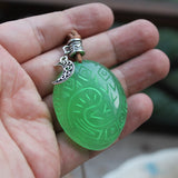 Glowing Heart of Te Fiti Necklace Pendent Glow in the Dark Childrens Jewellery